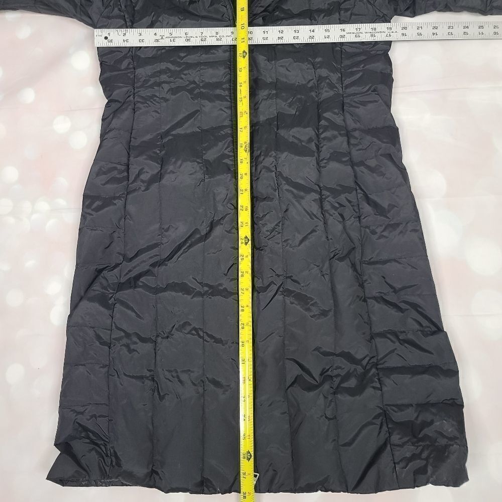 Guess Black Full Length Down/Feather Filled Puffer Coat, Women's Medium - Picture 7 of 7